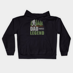 Dad You Are Legend Kids Hoodie